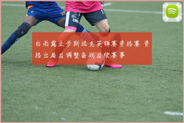 白雨露止步斯诺克英锦赛资格赛 资格出局后调整备战后续赛事