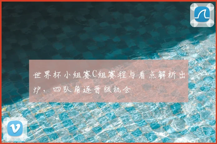世界杯小组赛C组赛程与看点解析出炉,四队角逐晋级机会